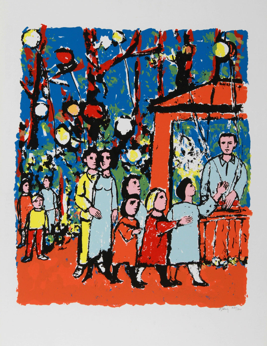 Balloon Stand - Coney Island Screenprint | Frank Kleinholz,{{product.type}}