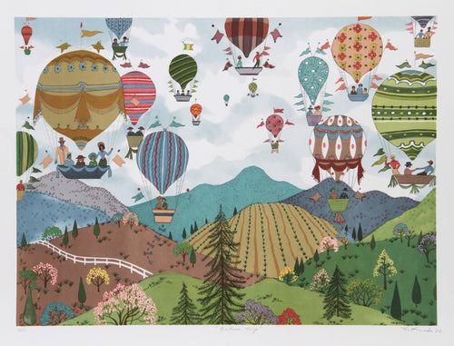 Balloon Trips Screenprint | Jack Hofflander,{{product.type}}