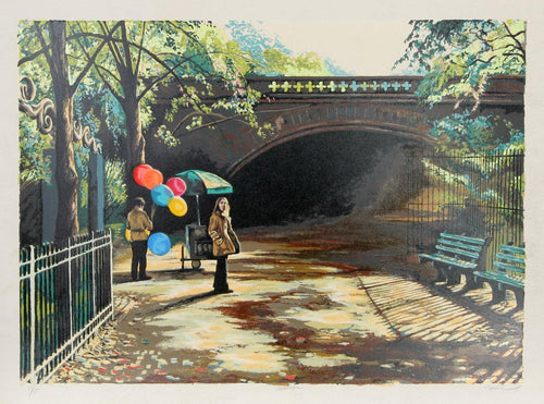 Balloons in Central Park Screenprint | Harry McCormick,{{product.type}}