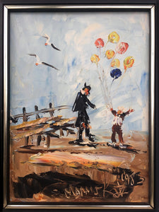Balloons on the Pier Oil | Morris Katz,{{product.type}}