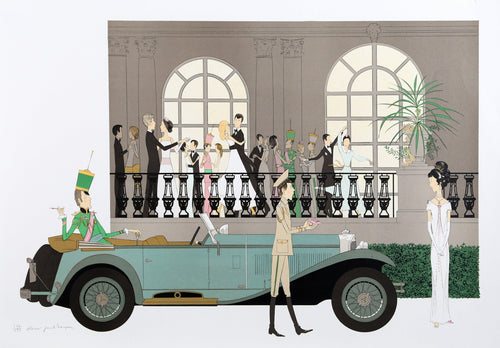 Ballroom Dancing Lithograph | Denis Paul Noyer,{{product.type}}