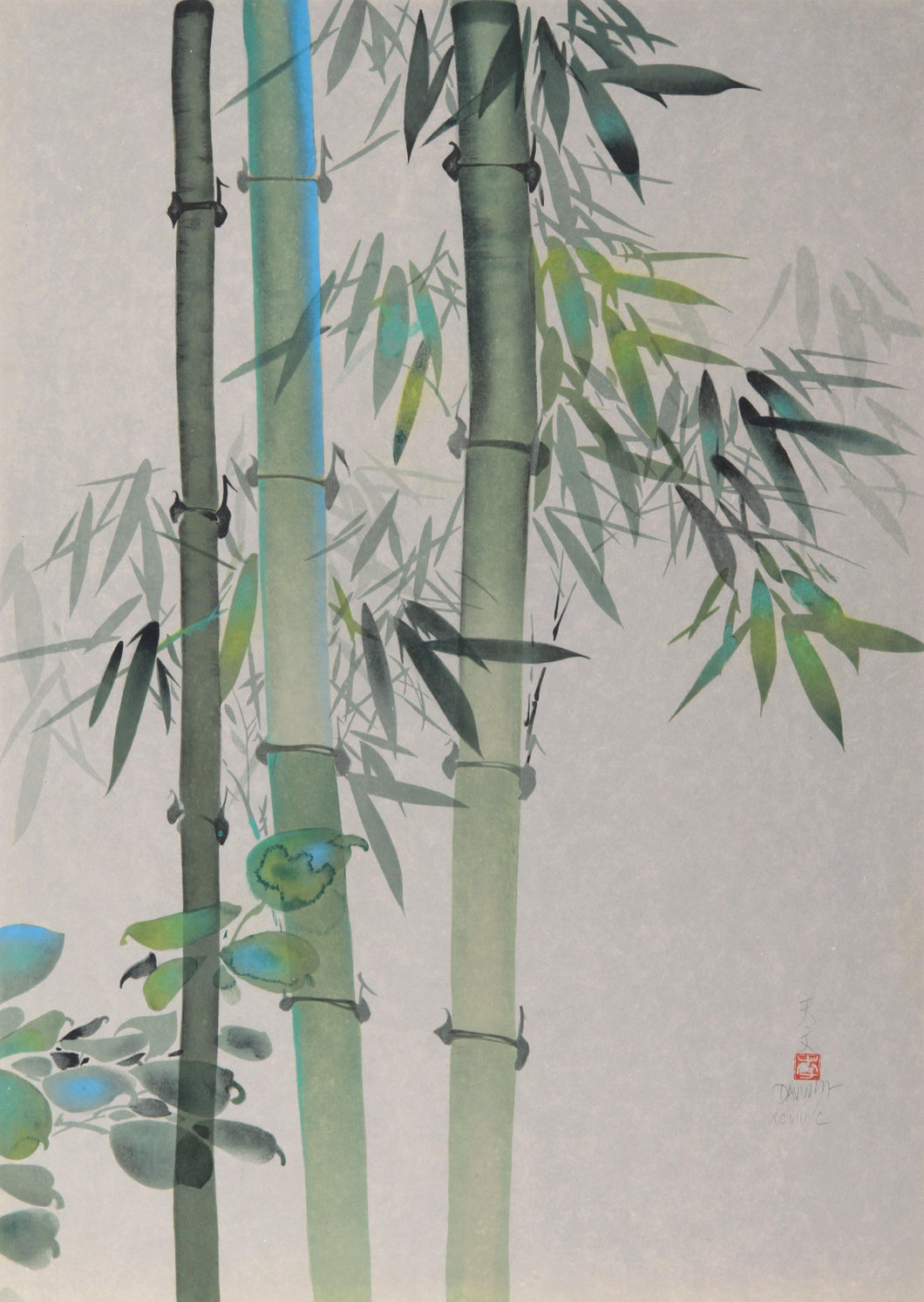 Bamboo Lithograph | David Lee,{{product.type}}