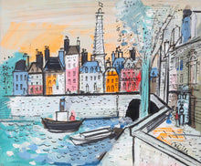 Banks of the Seine River Acrylic | Charles Cobelle,{{product.type}}