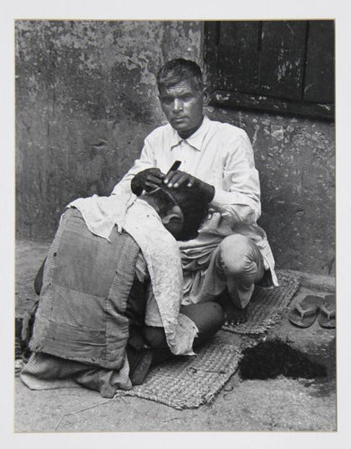 Barber, India Black and White | Theodore Cohen,{{product.type}}