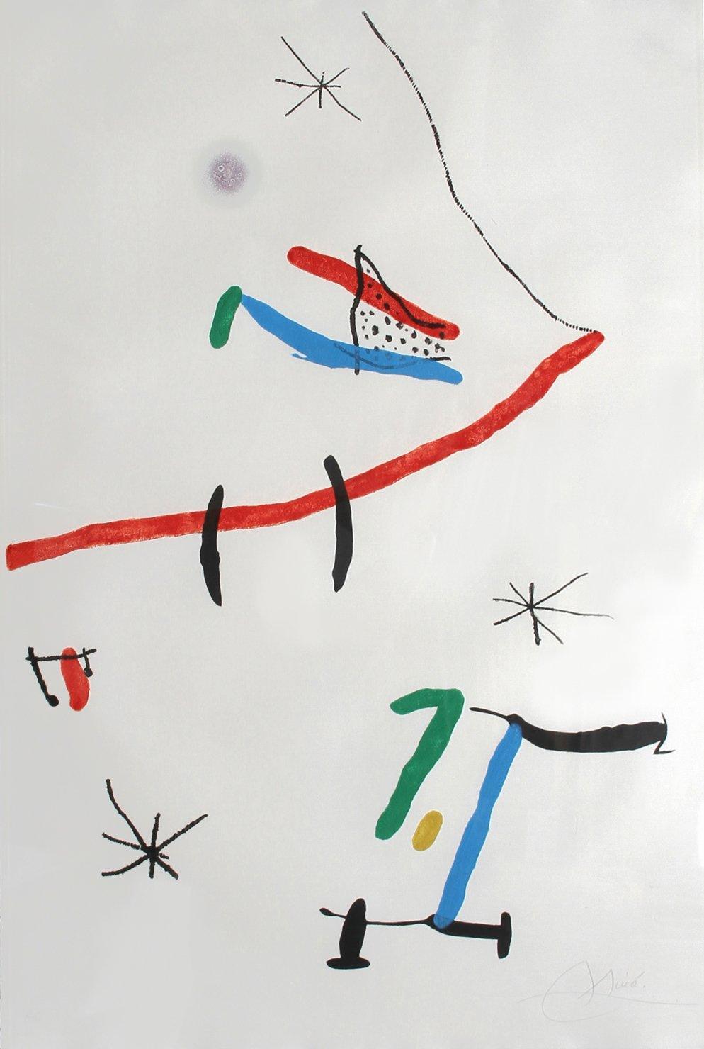 Barcelona, Plate 12 (Dupin 603) Etching | Joan Miro,{{product.type}}