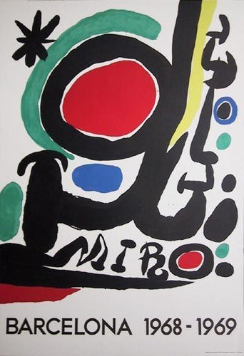 Barcelona Poster | Joan Miro,{{product.type}}