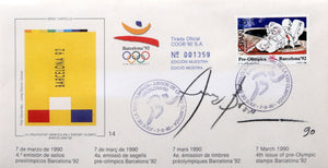 Barcelona Pre-Olympic Stamp 3 Mixed Media | Eduardo Arranz-Bravo,{{product.type}}