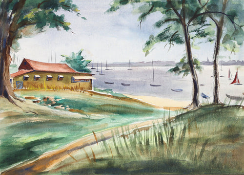 Barile (P6.55) Watercolor | Eve Nethercott,{{product.type}}