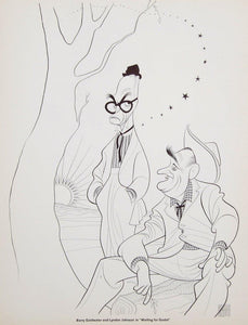 Barry Goldwater and Lyndon Johnson Lithograph | Al Hirschfeld,{{product.type}}