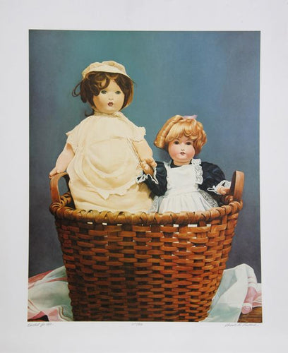 Basket for Two Screenprint | Gerald Lubeck,{{product.type}}