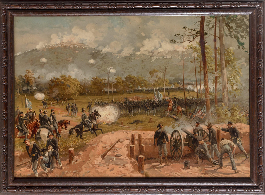 Battle of Kennesaw Mountain lithograph | Thure de Thulstrup,{{product.type}}