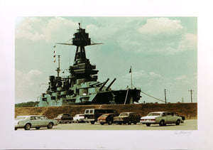 Battleship Texas Screenprint | Tom Blackwell,{{product.type}}
