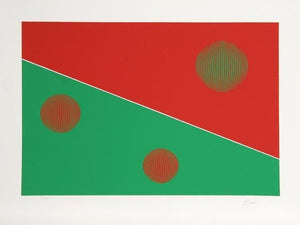 Bauhaus (Red and Green) Screenprint | Gisela Beker,{{product.type}}