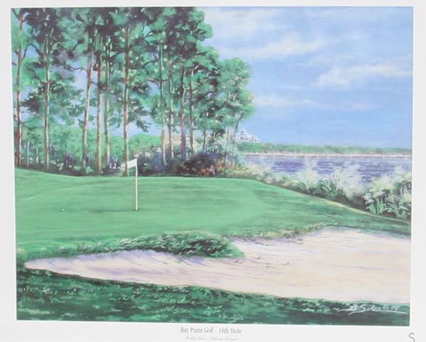 Bay Point Golf - 18th Hole Poster | Bobby Sikes,{{product.type}}