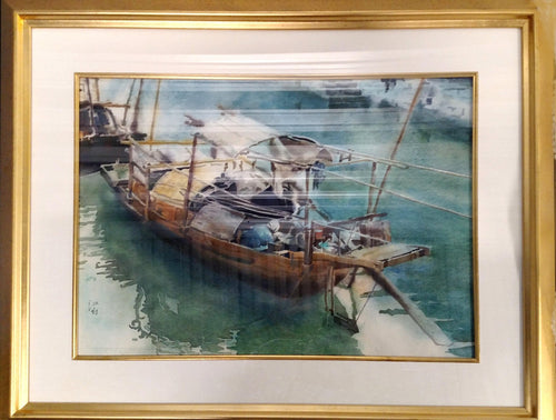 Bay's Corner Watercolor | Cai Jiang Bai,{{product.type}}