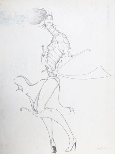 Bazena with Sword II Pencil | Jon Robyn,{{product.type}}