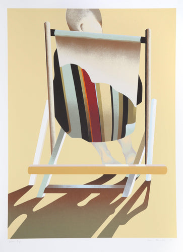 Beach Chair 2 Screenprint | Hava Raucher,{{product.type}}