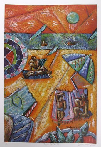 Beach Design II Lithograph | Graham Borough,{{product.type}}