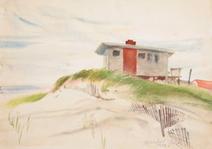 Beach House II Watercolor | Marshall Goodman,{{product.type}}