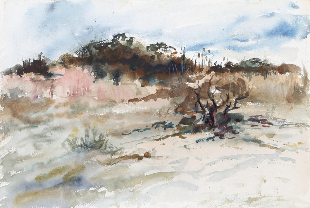 Beach Landscape (P1.23) Watercolor | Eve Nethercott,{{product.type}}