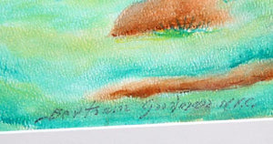 Beach Scene Watercolor | Bertram Goodman,{{product.type}}