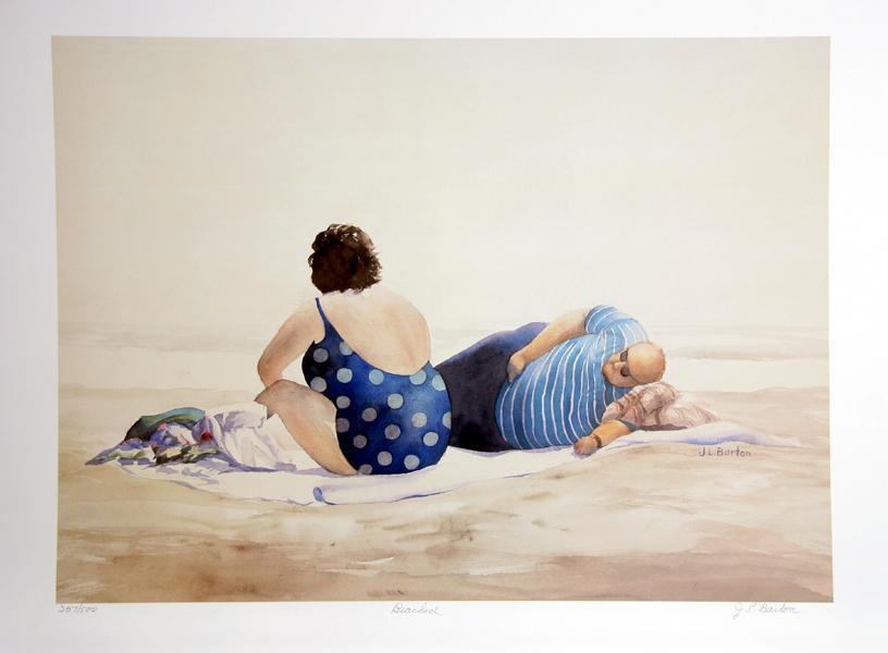 Beached Lithograph | Jean L. Barton,{{product.type}}
