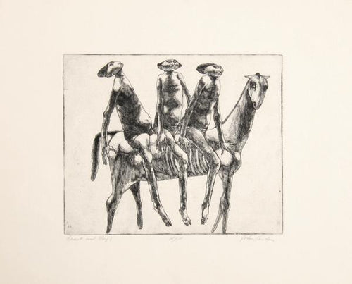 Beast and Boys Etching | John Fenton,{{product.type}}