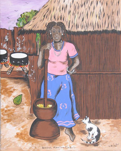 Beating Plaintain Acrylic | Isiah Nicholas,{{product.type}}