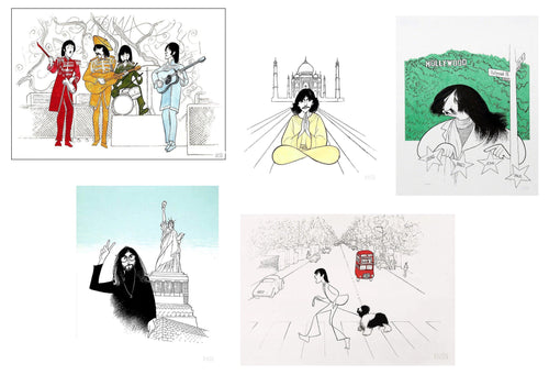 Beatles Portfolio lithograph | Al Hirschfeld,{{product.type}}