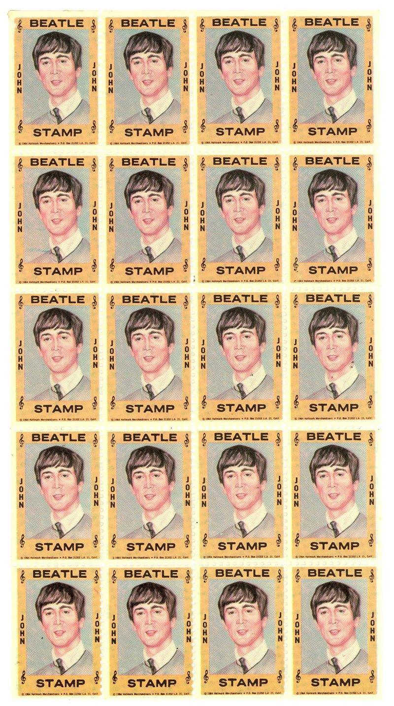 Beatles Stamp Set - John Lennon Stamp | Stamps,{{product.type}}