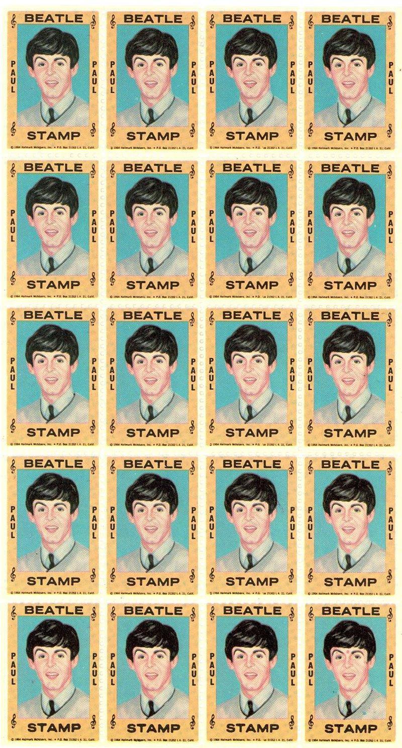 Beatles Stamp Set - Paul McCartney Stamp | Stamps,{{product.type}}