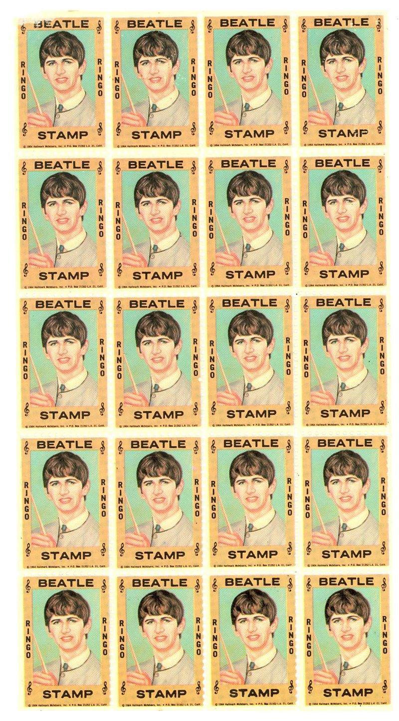 Beatles Stamp Set - Ringo Starr Stamp | Stamps,{{product.type}}