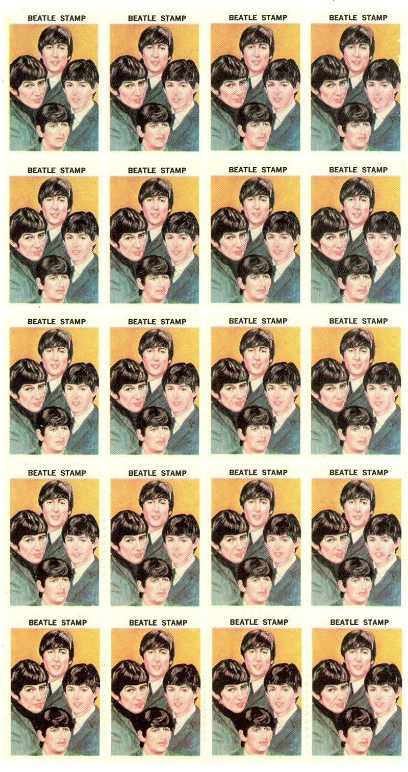 Beatles Stamp Set - The Fab Four Stamp | Stamps,{{product.type}}