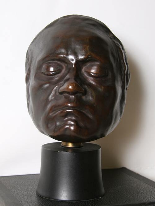 Beethoven Life Mask Metal | Unknown Artist,{{product.type}}