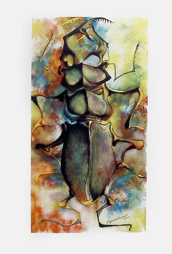 Beetle Lithograph | Siegfried Gerhard Reinhardt,{{product.type}}