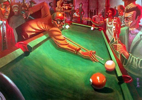 Behind the Eight Ball Poster | Justin Bua,{{product.type}}