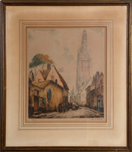 Belgian Street Etching | Alfred Van Neste,{{product.type}}