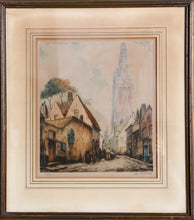 Belgian Street Etching | Alfred Van Neste,{{product.type}}