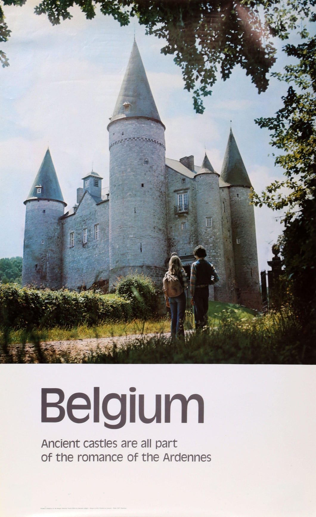 Belgium - Ancient Castles Poster | Travel Poster,{{product.type}}