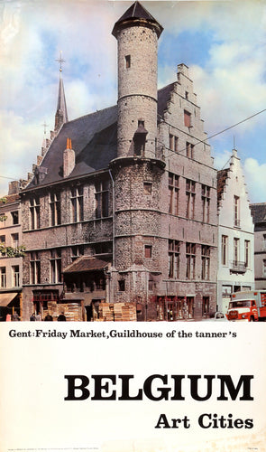 Belgium - Art Cities Poster | Travel Poster,{{product.type}}