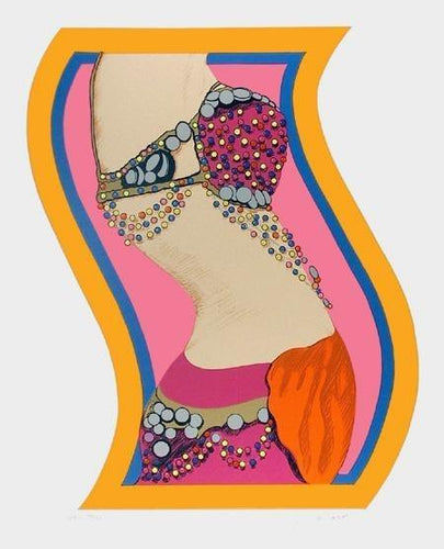 Belly Dancer Lithograph | Bob Pardo,{{product.type}}