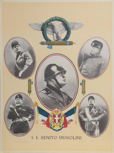 Benito Mussolini Poster | Unknown Artist,{{product.type}}