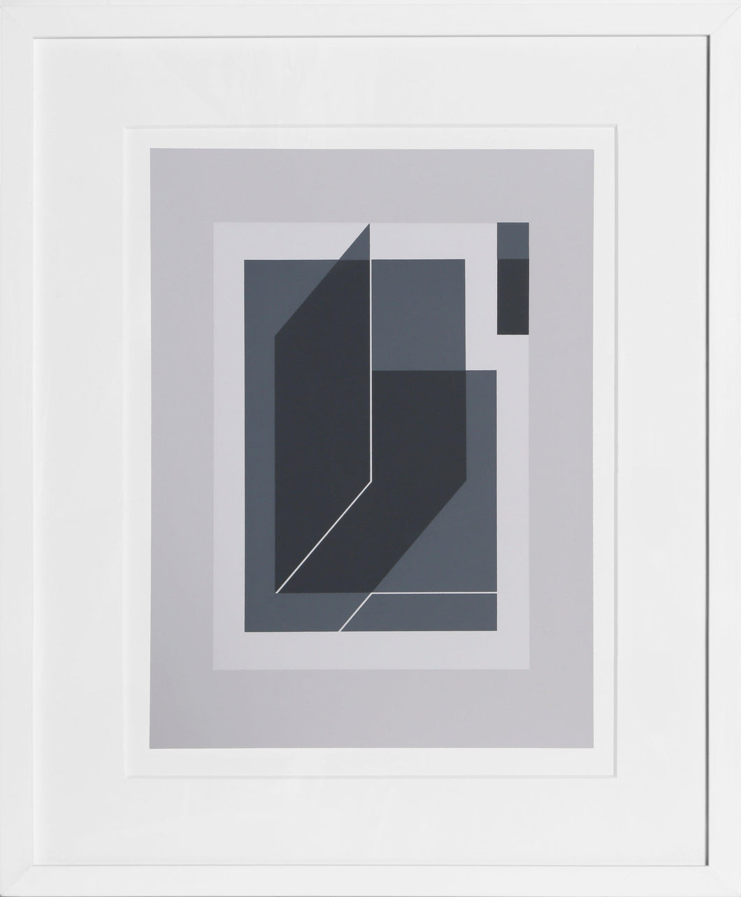 Bent Black - P1, F25, I1 Screenprint | Josef Albers,{{product.type}}