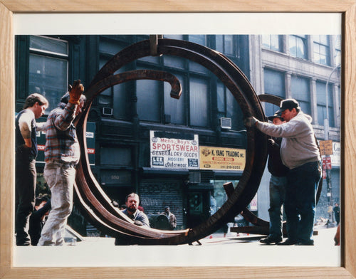 Bernar Venet Sculpture Installation 11 Color | Unknown Artist,{{product.type}}