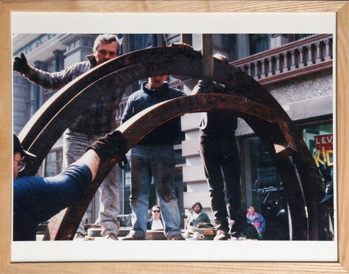 Bernar Venet Sculpture Installation 13 Color | Unknown Artist,{{product.type}}