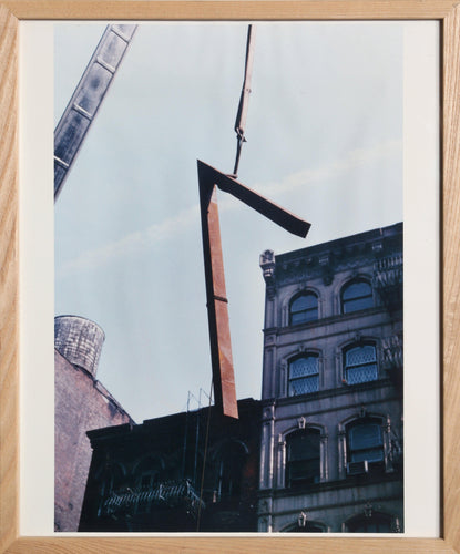 Bernar Venet Sculpture Installation 2 Color | Unknown Artist,{{product.type}}