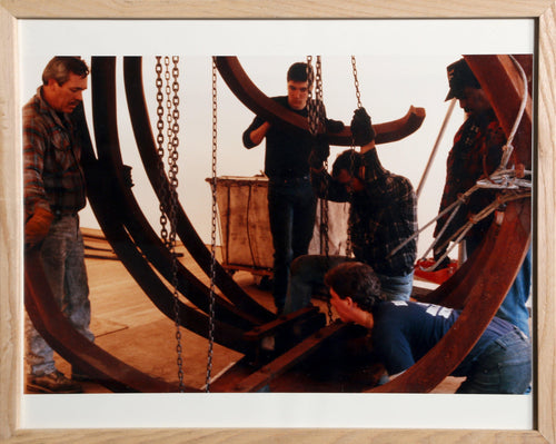 Bernar Venet Sculpture Installation 3 Color | Unknown Artist,{{product.type}}