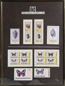 Bernera Islands Scotland (Butterflies and Shells) - Philatelic Leasing Ltd. Stamp | Unknown Artist,{{product.type}}