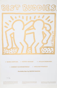 Best Buddies Portfolio Coversheet screenprint | Keith Haring,{{product.type}}