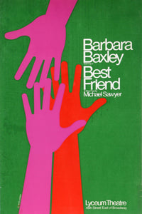 Best Friend at Lyceum Theater Poster | Gilbert Lesser,{{product.type}}